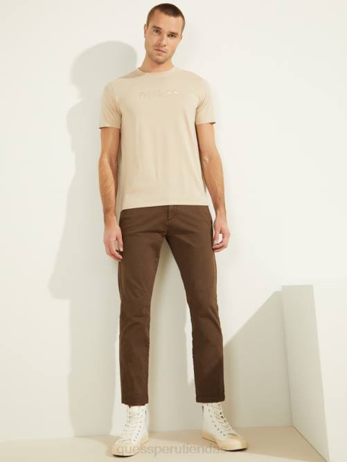 GUESS camiseta con logo bordado hombres 0P8X4054 nómada vestir