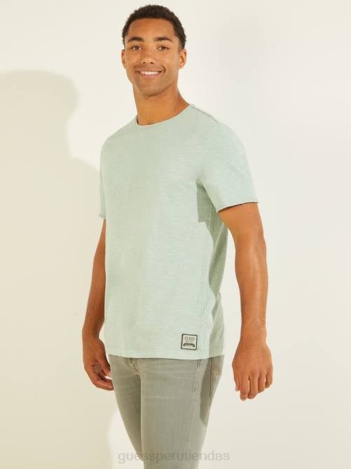GUESS camiseta de polvo hombres 0P8X4078 polvo de matcha vestir