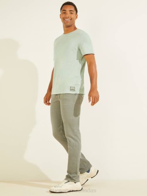 GUESS camiseta de polvo hombres 0P8X4078 polvo de matcha vestir