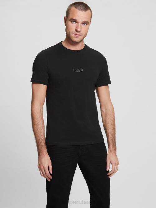 GUESS camiseta eco Aidy hombres 0P8X4082 negro vestir
