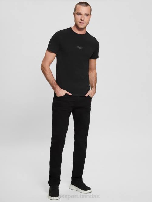 GUESS camiseta eco Aidy hombres 0P8X4082 negro vestir