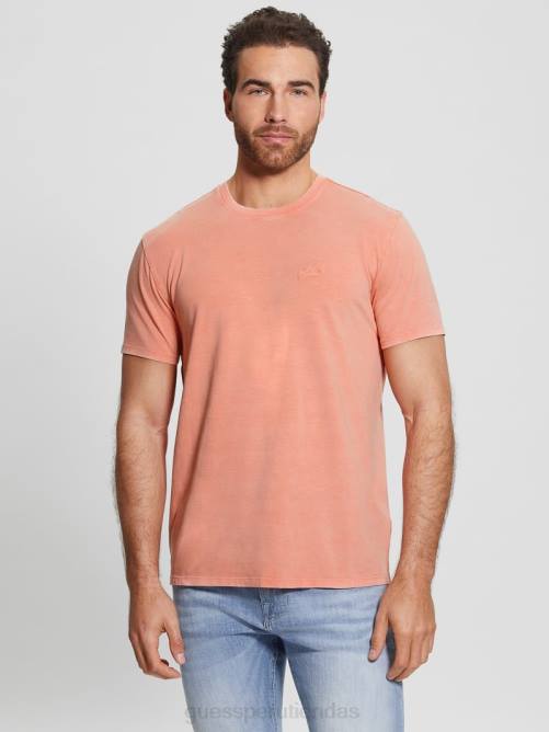 GUESS camiseta lavada eli hombres 0P8X3985 aechmea meñique multi vestir