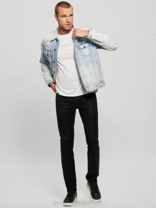 GUESS chaqueta eco dillon hombres 0P8X3947 lavado ligero vestir