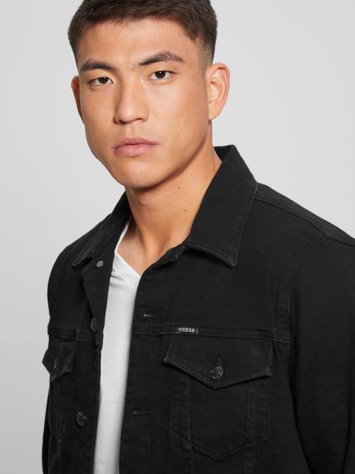 GUESS chaqueta eco dillon hombres 0P8X3951 lavado de jailbreak vestir