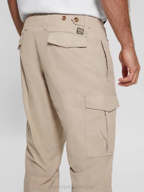 GUESS pantalones cargo carter hombres 0P8X4065 piedra de pasadena vestir