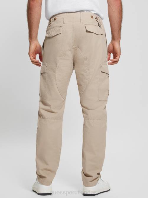 GUESS pantalones cargo carter hombres 0P8X4065 piedra de pasadena vestir