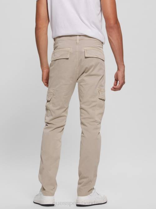 GUESS pantalones cargo clásicos lonta hombres 0P8X3968 piedra pasadena multi vestir