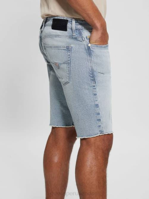 GUESS pantalones cortos ecológicos regulares hombres 0P8X4003 diatona vestir