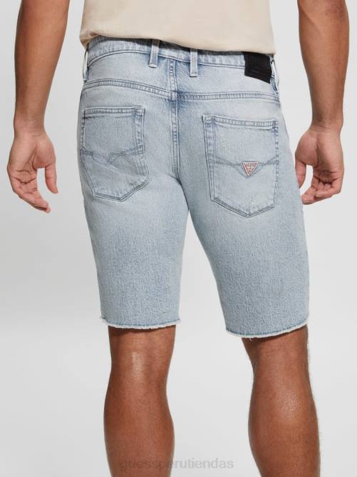 GUESS pantalones cortos ecológicos regulares hombres 0P8X4003 diatona vestir