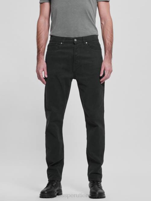 GUESS pantalones eco james slim tejidos hombres 0P8X4013 bosque alpino vestir