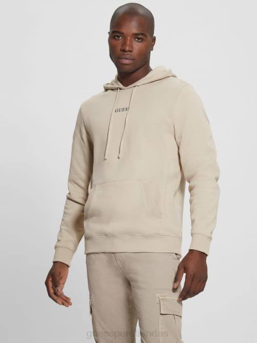 GUESS sudadera con logo bordado y eco roy hombres 0P8X4165 nómada vestir