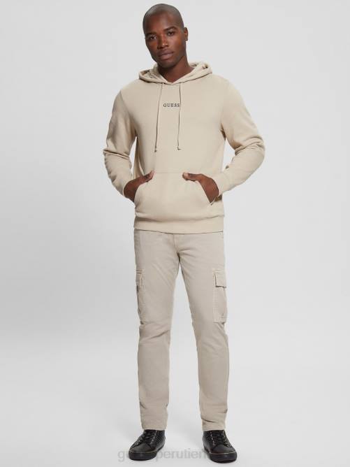 GUESS sudadera con logo bordado y eco roy hombres 0P8X4165 nómada vestir