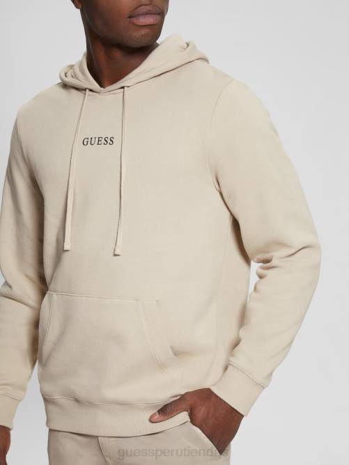 GUESS sudadera con logo bordado y eco roy hombres 0P8X4165 nómada vestir