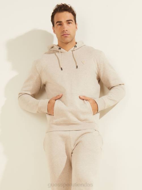 GUESS sudadera eco aldwin hombres 0P8X4153 brezo castaño vestir