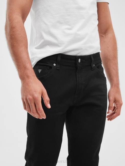 GUESS jeans rectos regulares hombres 0P8X3976 lavado de jailbreak vestir