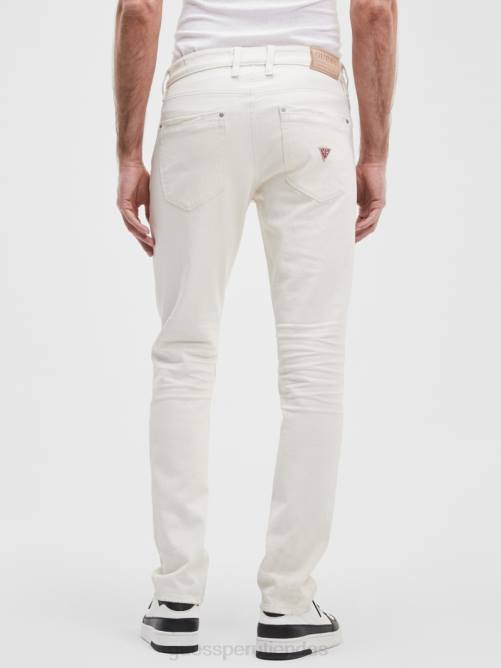 GUESS vaqueros cónicos ecológicos hombres 0P8X3954 Blanco óptico vestir