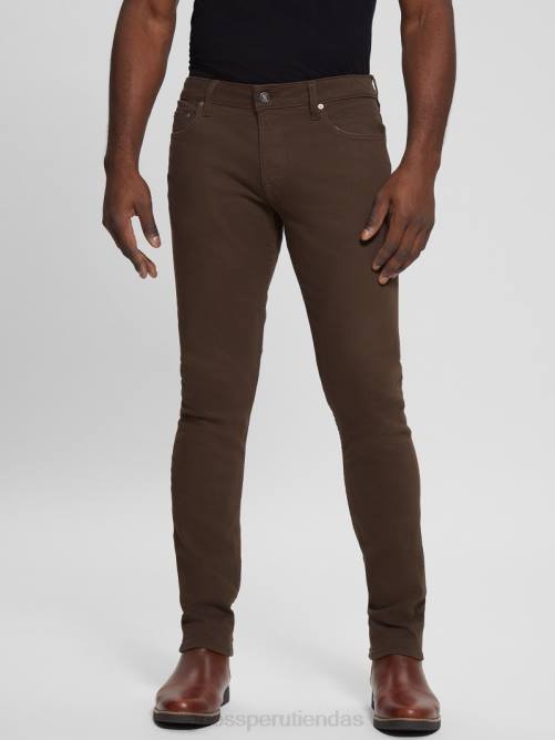 GUESS vaqueros cónicos ecológicos hombres 0P8X4074 rico cafe multi vestir