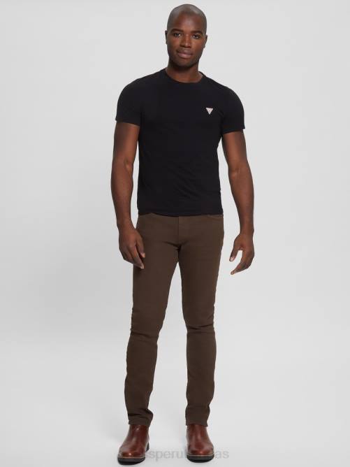 GUESS vaqueros cónicos ecológicos hombres 0P8X4074 rico cafe multi vestir