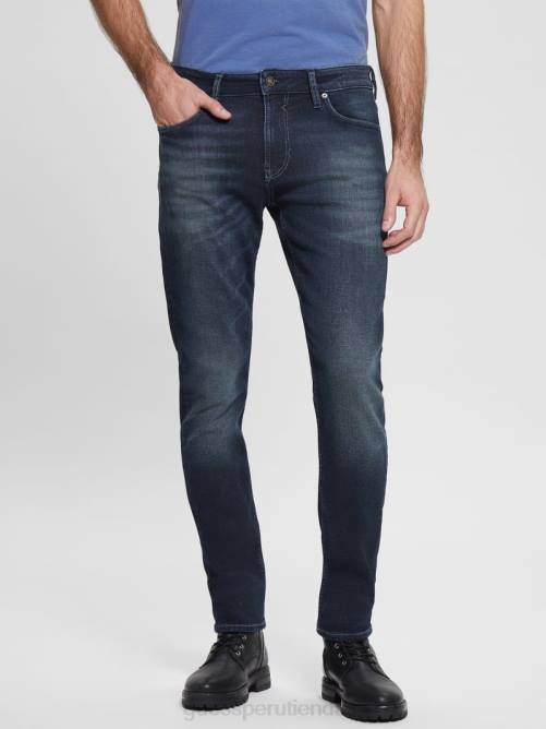 GUESS vaqueros cónicos ecológicos hombres 0P8X4162 empalizadas vestir