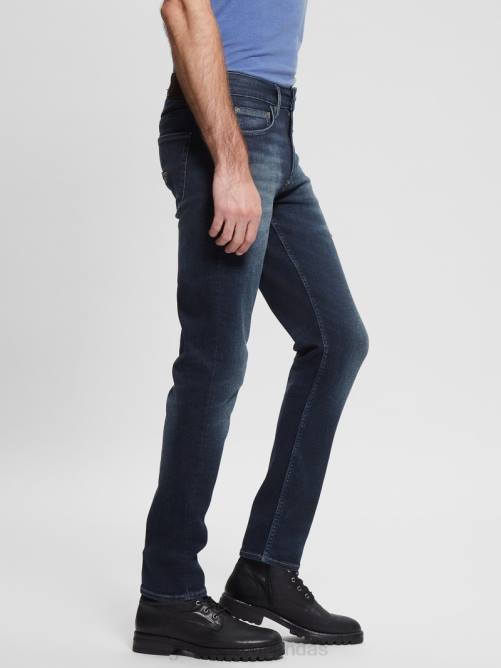 GUESS vaqueros cónicos ecológicos hombres 0P8X4162 empalizadas vestir