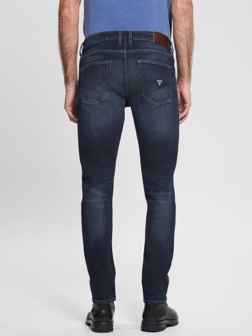 GUESS vaqueros cónicos ecológicos hombres 0P8X4162 empalizadas vestir