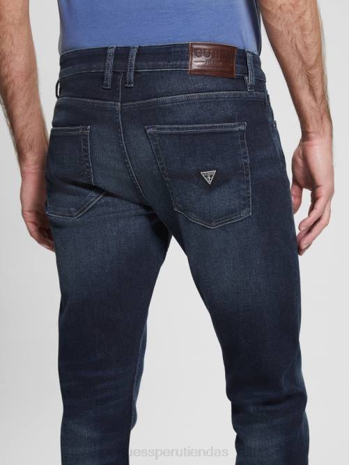 GUESS vaqueros cónicos ecológicos hombres 0P8X4162 empalizadas vestir