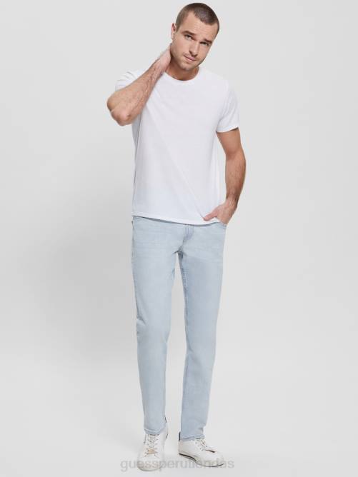 GUESS vaqueros cónicos hombres 0P8X4040 paso vestir