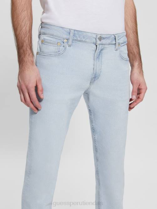 GUESS vaqueros cónicos hombres 0P8X4040 paso vestir