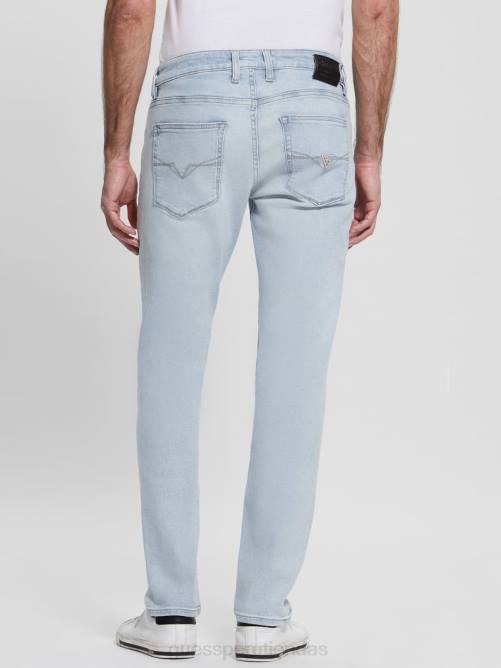 GUESS vaqueros cónicos hombres 0P8X4040 paso vestir