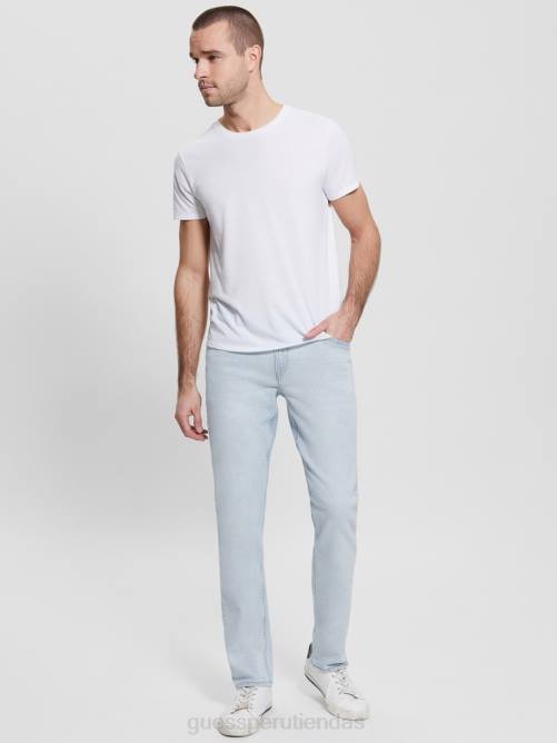 GUESS vaqueros cónicos hombres 0P8X4040 paso vestir