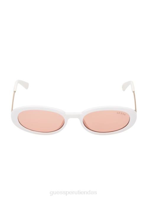 GUESS gafas de sol ovaladas originales unisexo 0P8X3745 blanco accesorio
