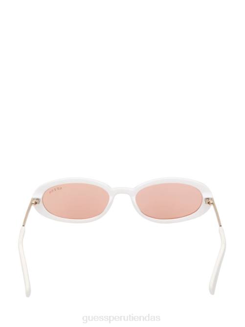 GUESS gafas de sol ovaladas originales unisexo 0P8X3745 blanco accesorio