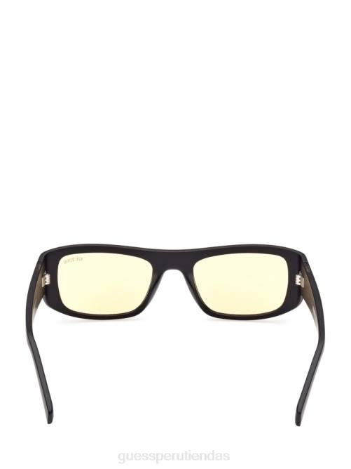 GUESS gafas de sol rectangulares originales unisexo 0P8X3741 negro accesorio