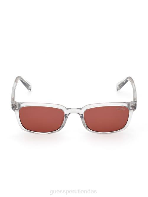 GUESS gafas de sol rectangulares originales unisexo 0P8X3744 gris accesorio