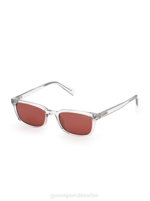 GUESS gafas de sol rectangulares originales unisexo 0P8X3744 gris accesorio