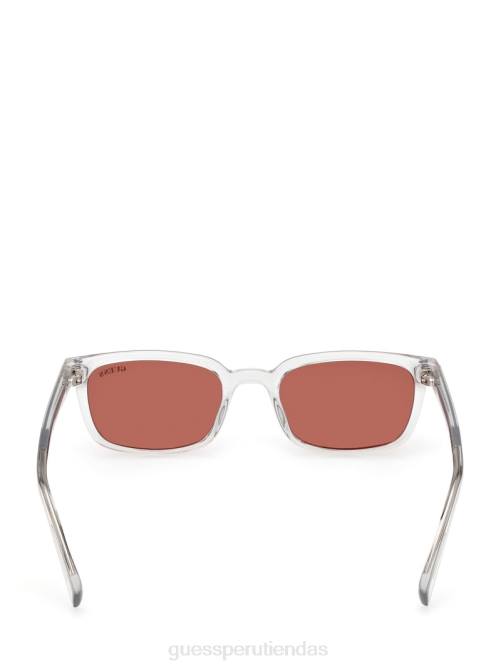 GUESS gafas de sol rectangulares originales unisexo 0P8X3744 gris accesorio