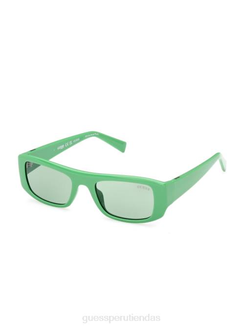 GUESS gafas de sol rectangulares originales unisexo 0P8X3748 verde accesorio