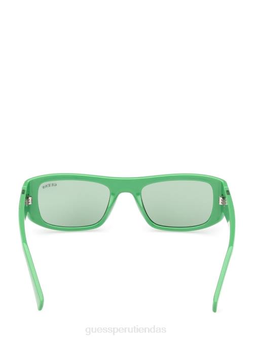 GUESS gafas de sol rectangulares originales unisexo 0P8X3748 verde accesorio