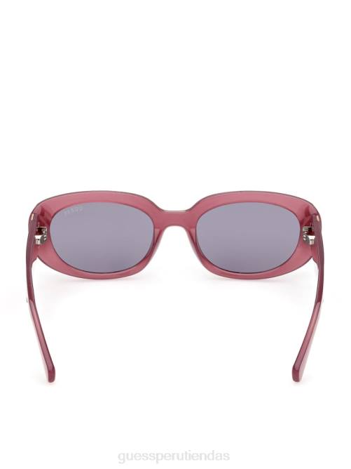 GUESS gafas de sol redondas originales unisexo 0P8X3686 rosa accesorio