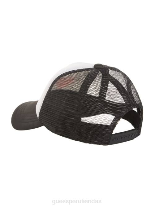 GUESS Gorra trucker originals eco del día de la tierra amor unisexo 0P8X3807 negro vestir