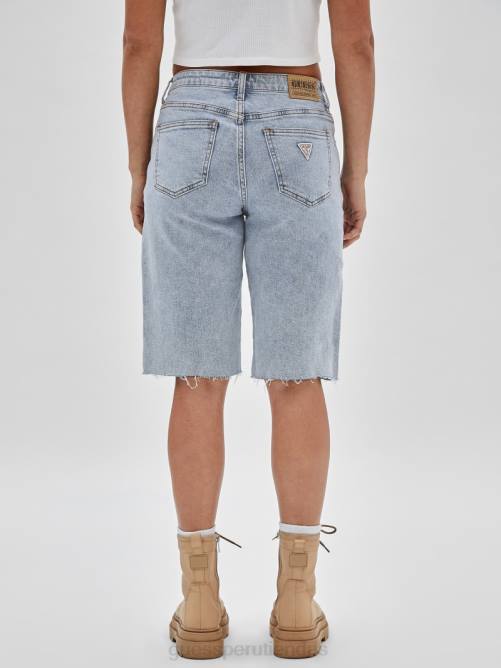 GUESS bermudas denim originals kit unisexo 0P8X176 ir a jackie lavado ácido vestir