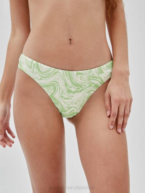 GUESS braguita de baño con remolinos de originals x j balvin unisexo 0P8X2594 verde primavera multi vestir