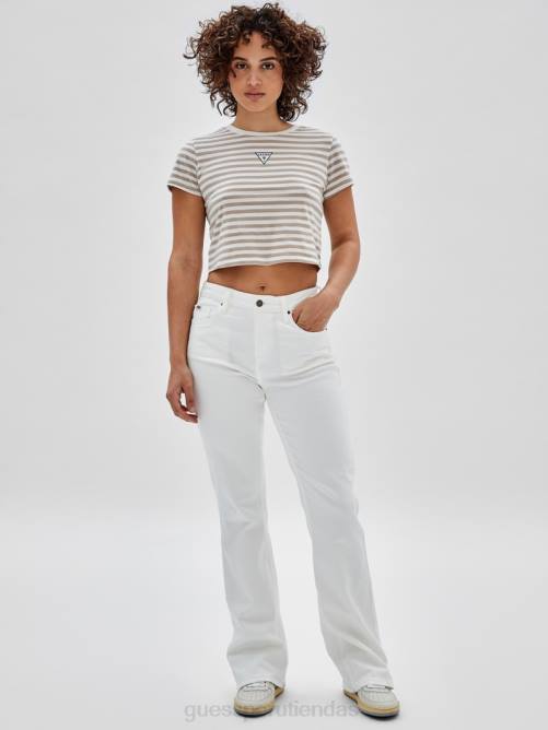 GUESS camiseta bebé originals eco a rayas unisexo 0P8X1321 picos blancos múltiples vestir