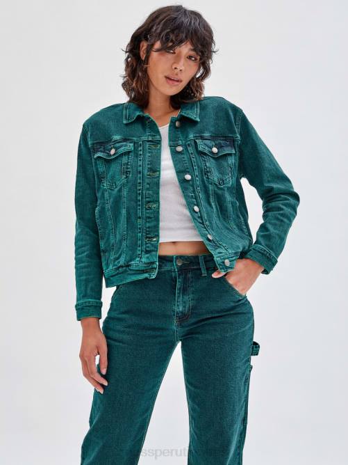 GUESS chaqueta extragrande con relieve de originals x batman unisexo 0P8X1840 ir acertijo lavado verde vestir