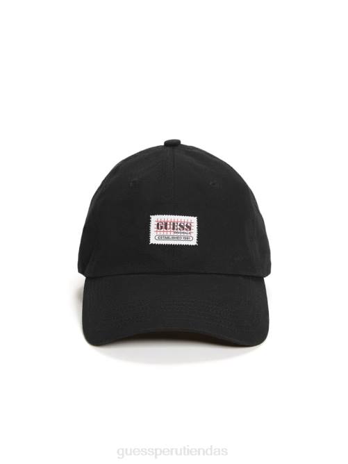 GUESS gorra de papá original unisexo 0P8X3809 negro vestir