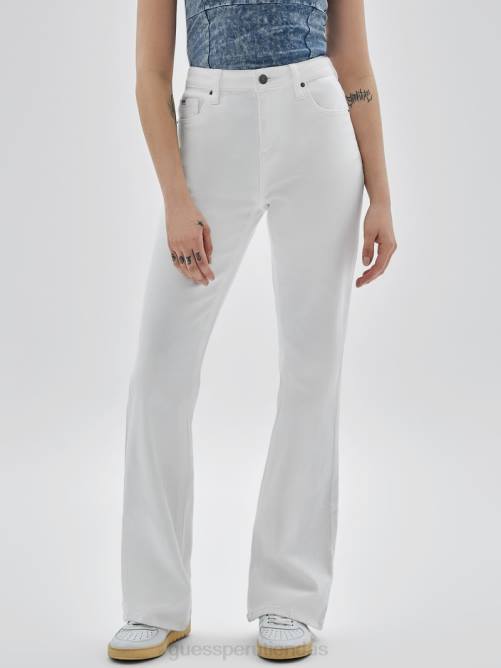 GUESS jeans bootcut kit originals unisexo 0P8X171 ir lavado blanco envejecido vestir