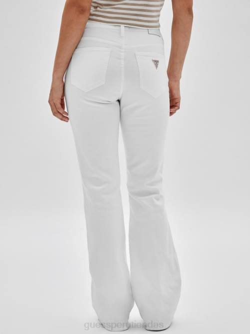 GUESS jeans bootcut kit originals unisexo 0P8X171 ir lavado blanco envejecido vestir
