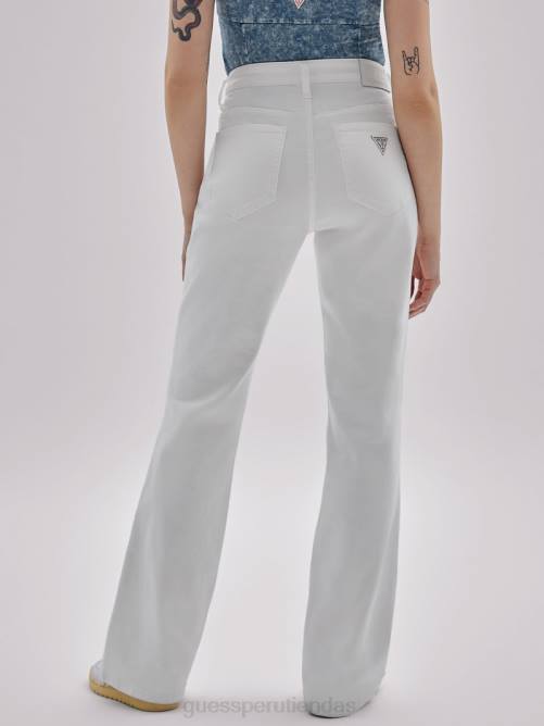 GUESS jeans bootcut kit originals unisexo 0P8X171 ir lavado blanco envejecido vestir