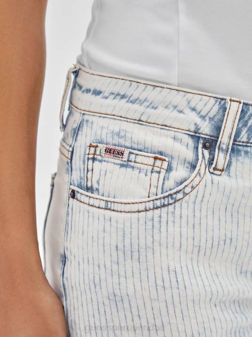 GUESS jeans bootcut kit originals unisexo 0P8X178 lavado de nieve ligero vestir