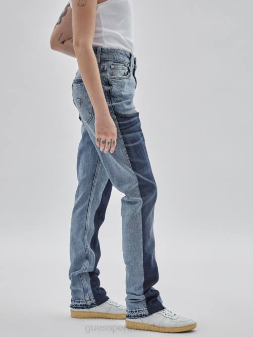 GUESS jeans con paneles reciclados de originals x homeboy unisexo 0P8X157 denim reciclado multicolor vestir